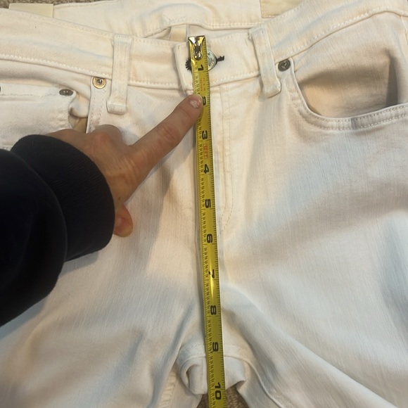 RAG & BONE SKINNY WHITE JEANS - Picture 6 of 9